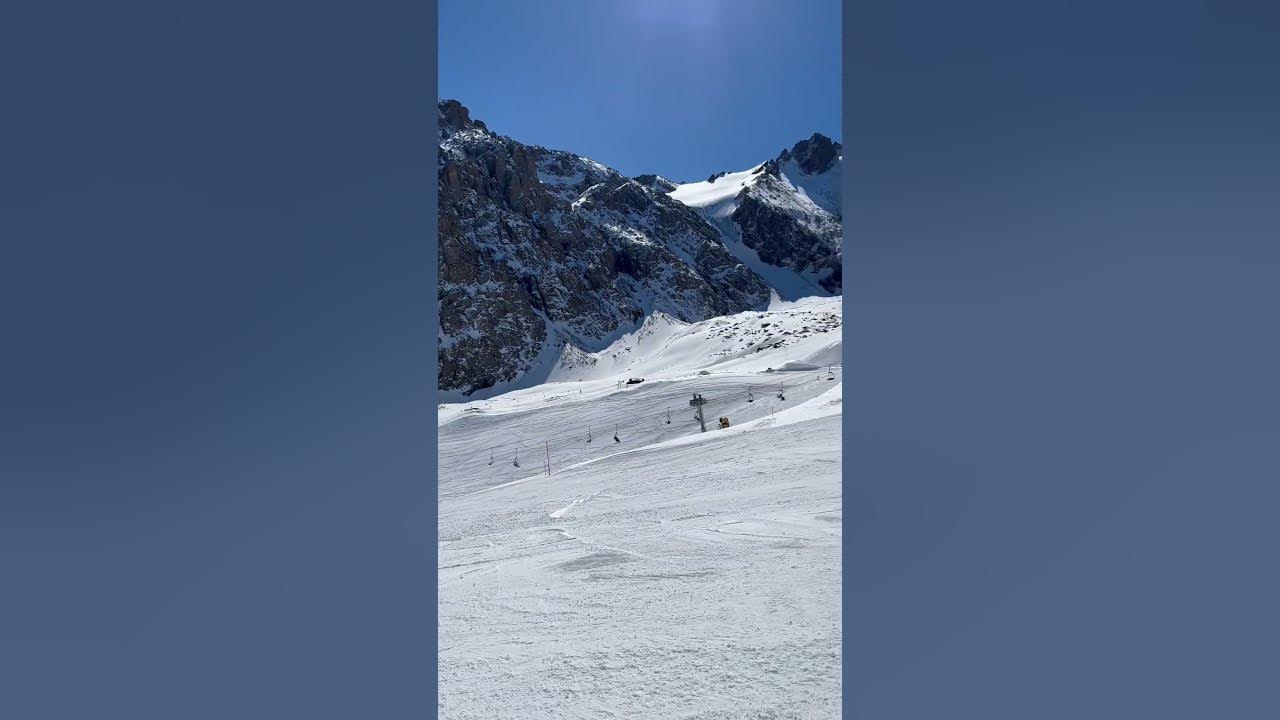 Ski resort Shymbulak. Kazakhstan. Almaty. Горнолыжный курорт Шымбулак ...