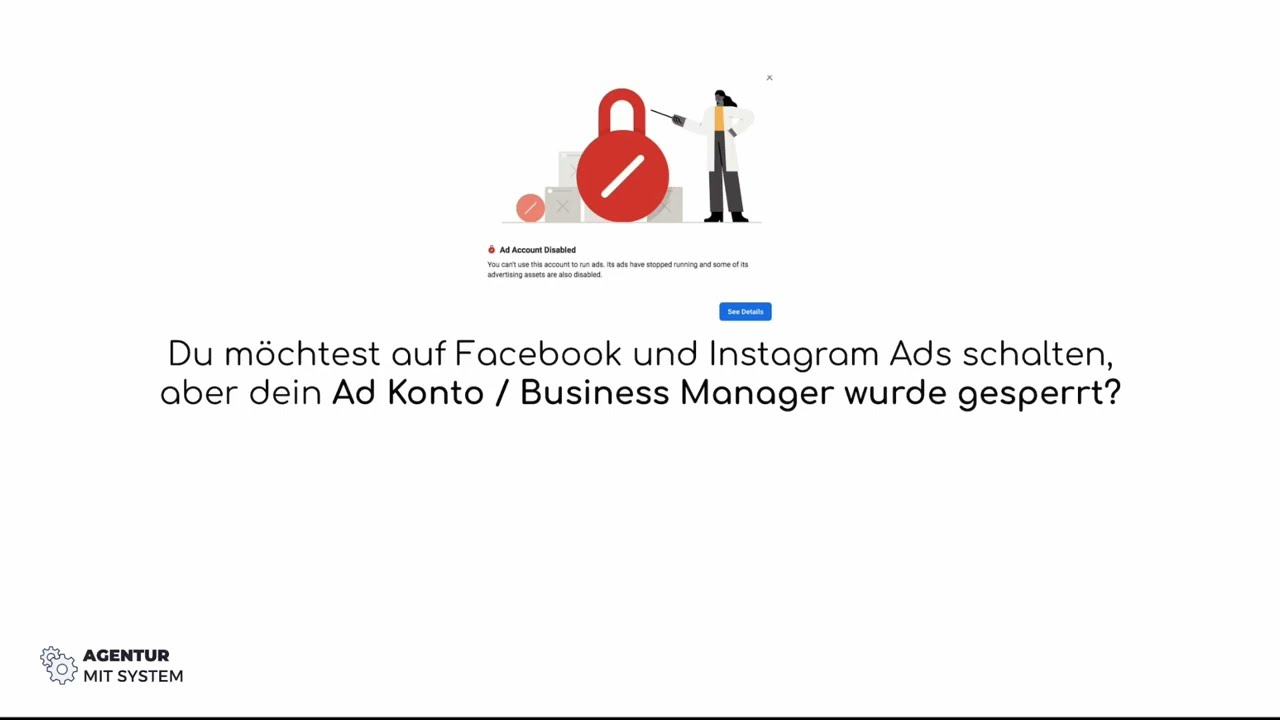 Facebook Werbekonto gesperrt - Hier ist die Lösung!