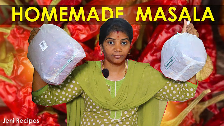 Recipe - குழம்பு மிளகாய் தூள்  | Jenis Masala | Jeni