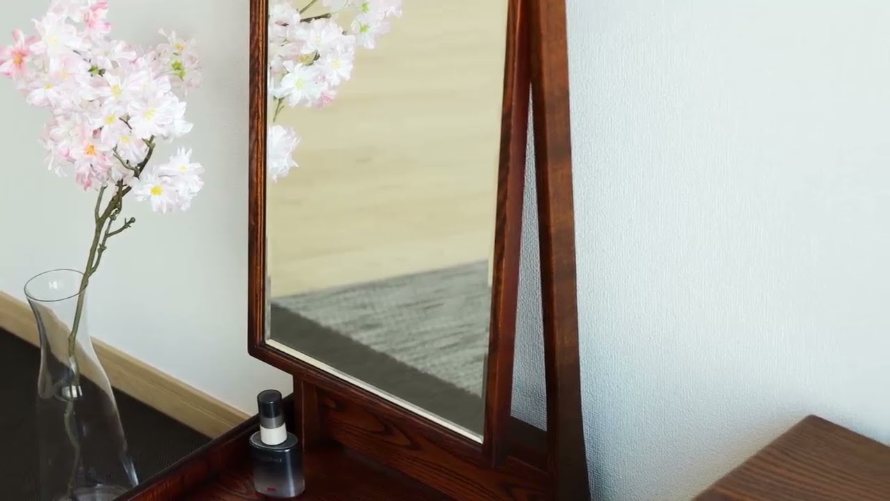 江戸指物 一面鏡台 伝統工芸品 木製 ミラー | MUKU工房