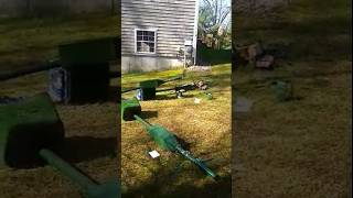 Aftermath of Black Bear attack on our Super Triple Feeder! Live stream will be down a couple of days