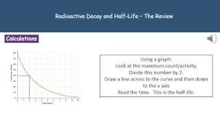 P4 9   Radioactive Decay and Half Life Summary