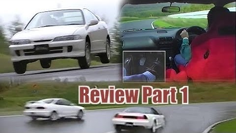 [ENG CC] Integra Type R DC2 - Review Part 1 - First test drive against NSX R - Takasu 1995