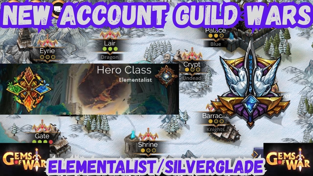 Elementalist Silverglade Guild Wars New Account Playthru Pt17 Lvl485 Gems of War Beginner Guide 2025