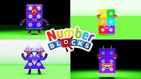 NUMBERBLOCKS Every Fan Design Quadparison | 3D Blender Lab