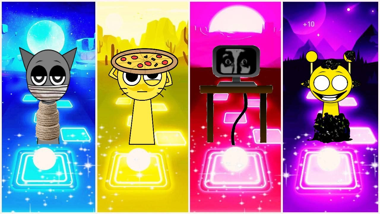 Sprunki Incredibox Tiles Hop Coffin Dance Edm Rush Meme | Crashes & Music Gameplay 2025