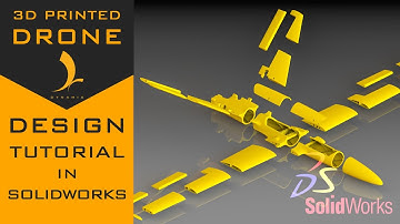 DIY 3D Printed Drone Design In SolidWorks (Part 13: Splitting Parts)