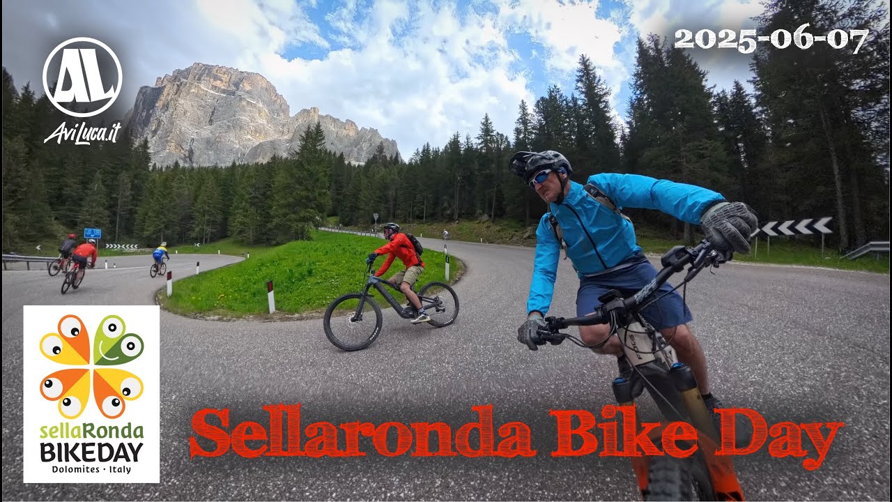 Sellaronda Bike Day 2025 - Spettacolare giro in ebike sulle Dolomiti in Trentino. #ebike #road #bdc