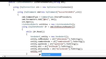 Sql server aplicación con C# 3 Parte