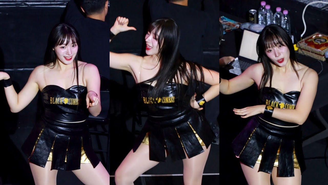 [4K] 241228 하지원 치어리더 ' (G)I-DLE (여자)아이들 - 클락션(Klaxon) ' 직캠 @고려대화정체육관