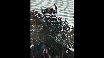 Optimus Prime VS Shockwave:Shockwave is really cool! #edit #transformers #movie