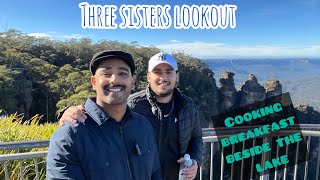 We visited the Three sisters lookout in Sydney Blue mountains and Lake Wentworth falls