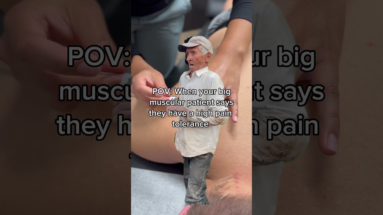 Dry needling: It’s like a little party for your muscles, and the guests swear it’s not painful! 😅💉