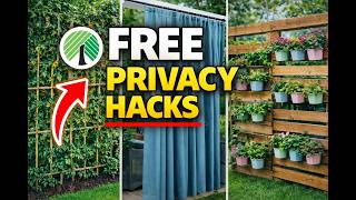 🌿 "Stop Overpaying for Backyard Privacy! 6 Dollar Tree Hacks That Actually Work"