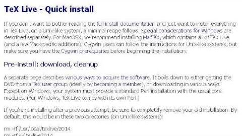 How-To Uninstall Tex