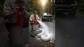 Forest Ranger Saves Eagle From Deadly Boa Constrictor