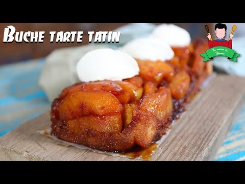 recette-de-la-bûche-de-noël-façon-tarte-tatin