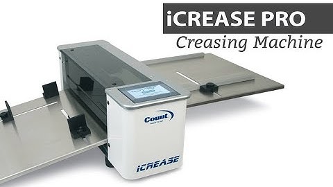 iCrease Pro Digital Creasing Machine by Count Machinery | Binding101.com