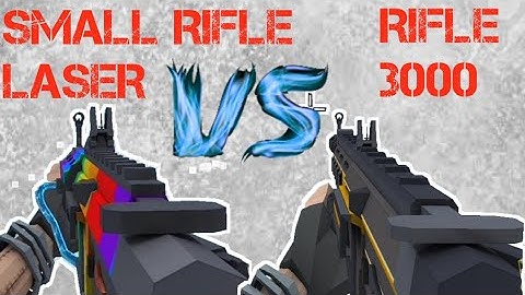 Small Laser Rifle Vs Rifle 3000 - The Walking Zombie 2