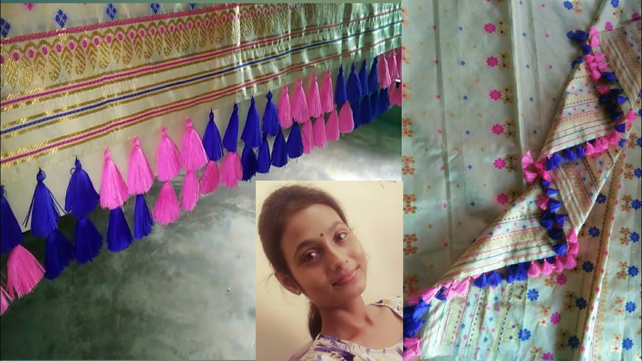 পাট সূতাৰে চাদৰত দহি বতিবলৈ শিককll Sadorar Dohi Bota Degins ll Sador Kuchu Design