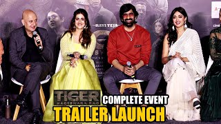 Tiger Nageswara Rao Trailer Launch Event | Ravi Teja, Renu Desai, Nupur Sanon, Gayatri Bhardwaj