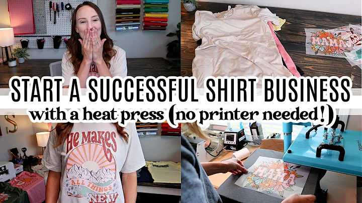 Start A Shirt Business at Home With Only a Heat Press! Investment, Profit, EVERYTHING Needed