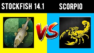 Stockfish 14.1 destroys Scorpio 3.0.15 Chess Engine Analysis, Amazing Chess Games Battle