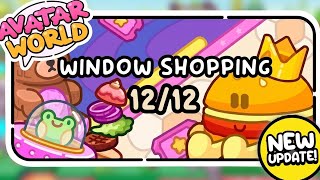 AVATAR WORLD WINDOW SHOPPING SECRET UNLOCKED! (12/12 COMPLETED) // AVATAR WORLD SECRETS