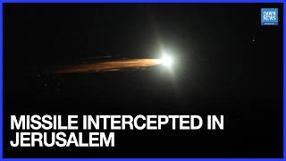Missile Intercepted As Sirens Blare In Early Hours Across Jerusalem | US-Israel War On Iran