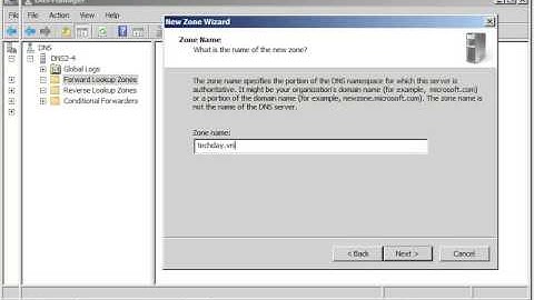 Bài 1: Cấu hình DNS với server 2008 part 3