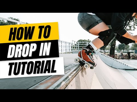 Como Drop In em patins | truque Tutorial