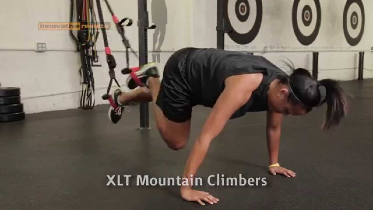 Suspension Training Exercise - mountain climbers - YouTube