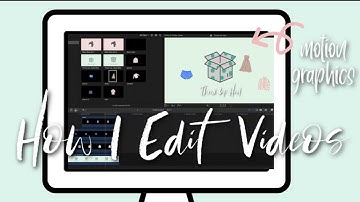 How I Edit My Youtube Videos | Easy Motion Graphics
