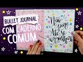 BULLET JOURNAL PARA INICIANTES COM CADERNO COMUM | #MAYTODODIA 17