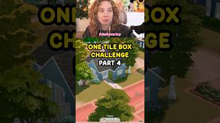 my Sim had a baby in the ONE TILE CHALLENGE