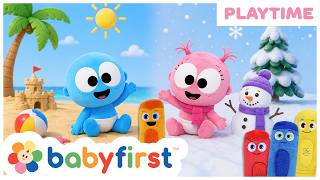 Learn Shapes for Kids with GooGoo & GaaGaa | Seasons Song & Games | Toddler Learning Video