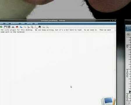 Beryl - Zoom and Scale plugins in action