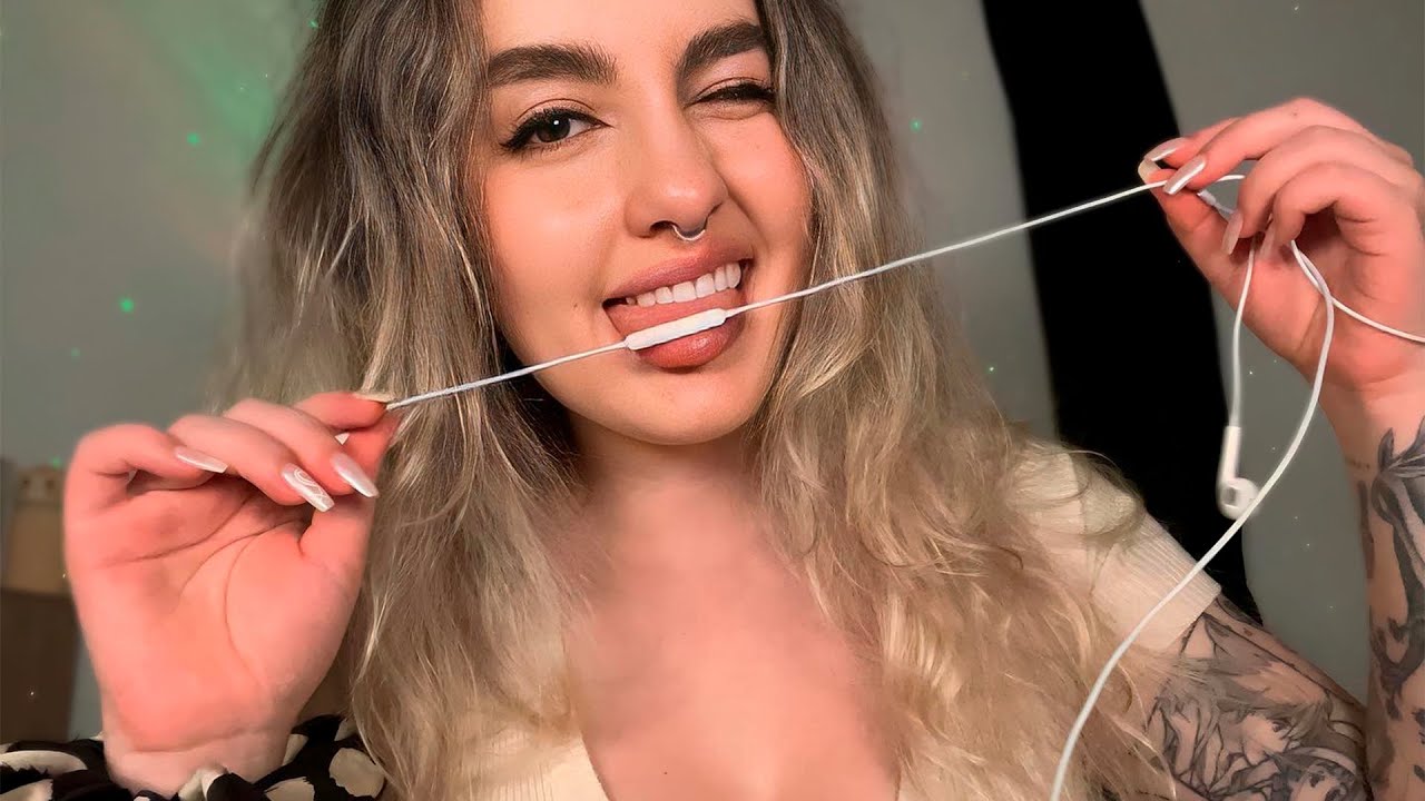 asmr casero Me COMO tus OREJITAS lo fi (mouth sounds, mic nibbling)
