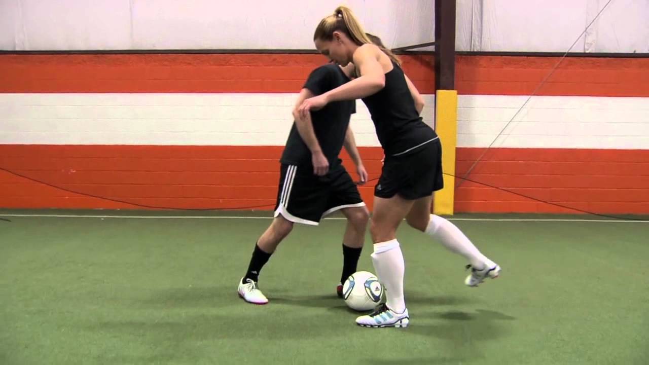 Christie Rampone Soccer Tip #10 - Block Tackle 