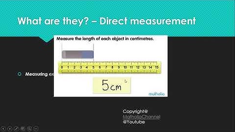 CHEM 01LA01 Direct and Indirect measurement