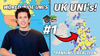 Reacting to the BEST Universities In the World VS TOP UK Universities 2023