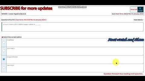 MTH501 - Linear Algebra (Quiz 2) P-2 || CORRECT SOLUTION || Vu daily learners || VIRTUAL UNIVERSITY