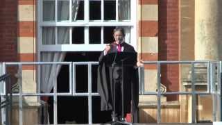 Head Boy & Girl at Wellington College Speech Day 2015