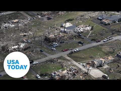 Drone footage of obliterated parts of Nashville | USA TODAY