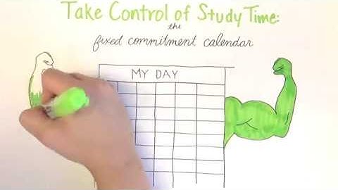 Fixed Commitment Calendar