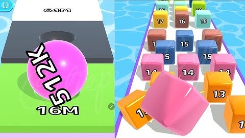 Ball Run INFINITY vs Marble Run 3D gameplay walkthrough #ballgamezone