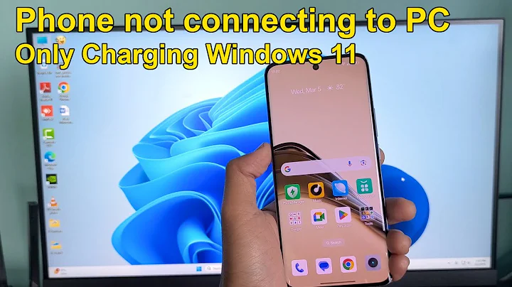 Phone not connecting to pc only charging windows 11
