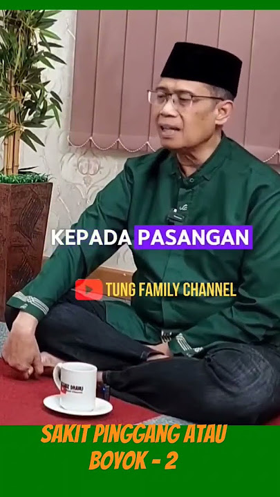 Penyebab sakit pinggang atau boyok atau tulang ekor...... oleh ustadz Dhanu #dakwah #nasehat