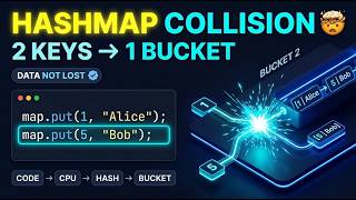 DSA #06 — What Actually Happens During a HashMap Collision 🤯 | Java