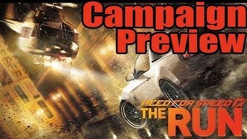 Need for Speed: The Run - Campaign Preview
